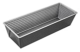 Zenker Energy Kastenform – Premium Backform, 305 x 115 x 73 mm, 1650 ml, hitzebeständig bis 230°C, 5 Jahre Herstellergarantie, Grau, Anthrazit
