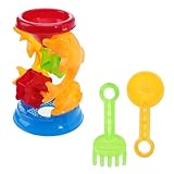 OISE ART STORE Trade Shop - Set 3 Stück Strandspiel Meer mit Delfin-Mühle Schaufel Rechen 11 x 15 cm 258278 -