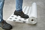 M-BASE SOUND Trittschalldämmung für Parkett - Hohe Schalldämmung, 2,4 cm dick, 6 m² pro Packung, ideal für geräuscharme Wohnräume, 100 x 600 x 2,4 cm