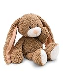 NICI Kuscheltier Hase Lopino 35cm - braun - Weiches Plüschtier – niedliches Stofftier zum Kuscheln & Spielen – tolle Geschenkidee für Kinder & Erwachsene | 62319