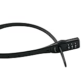 PowerWerk - Fahrradschloss Kabelschloss Sicherheitsstufe Hoch mit -Stellig Zahlencode Zahlenschloss Fahrradhalterung Fahrradschloß Sowbord Ski Tricycle Scooter BIKE LOCK