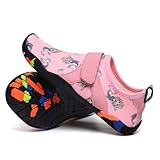 Gatuida Schwimmschuhe und Tauchschuhe Atmungsaktiv Outdoor Aquaschuhe für Jungen und Mädchen Strand Pool Wassersport