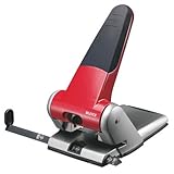 Leitz 5180 extrastarker Registraturlocher langer Hebel Stanzleistung 65 Blatt à 80 g/m² rot (1, rot)