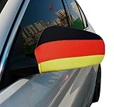 Sonia Originelli Außenspiegelfahne Autoflagge Überzug Bikini Fussball Fanartikel Anfeuern EM WM, Farbe: Deutschland, Germany