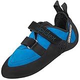 ALPIDEX Kletterschuhe für Damen und Herren mit Klettverschluss - asymmetrisch, mit Vorspannung - Größe:40
