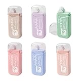 Kleberoller (6 Stück), Doppelseitiges Kleberoller Transparent, Für Basteln Scrapbook, Fotoalben, Basteln, Büro Heimbüro Oder Schule, 6 mm x 6 m