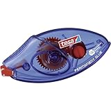 tesa Roller Kleben Permanent ecoLogo Einwegroller im 5er Pack - Umweltschonender Kleberoller mit reißfestem PET-Band - 8,5 m x 8,4 mm