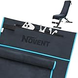 Fitness Handtuch 2 Stück | 120x50cm Anti-Rutsch Sporthandtuch mit Reißverschlusstasche - 80x40cm Kleine Handtücher | Gym Handtuch Fitnessstudio aus Mikrofaser für Sport, Training (Dunkelgrau/Blau)