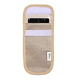 Signal Blocker Smartphonehülle (Handytasche) mit RFID, GPS, NFC Abschirmung - Anti Tracking - Anti Spion Tasche für Samsung, Huawei, iPhone, HTC, Kreditkarten | Anti Radiation | Faraday Tasche