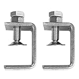 C Klemme C-Zwingen Set 23–42 mm Edelstahl-Heavy Duty Clamp, 2pcs Klemmwerkzeuge Trägerklemme Woodworking Clamp, C-Schellen Tischklemme für Diy Holzbearbeitung Heimwerken & Autoreparatur