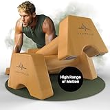 KRAFTPULS® Liegestützgriffe - als Calisthenics Equipment – rutschfeste & nachhaltige Parallettes und Handstand Griffe - ideal als Calisthenics Griffe