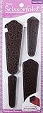 SCISSORFOBZ Schere mit Scherengreifer, Vorteilspackung, 4 Größen, Designer-Scherenhüllen, Halter zum Sticken, Nähen, Quilten, Quilten, Geschenk für Quilter, Nähen, Quilten, Geschenk, glänzendes