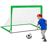 Fußballtor für kleines Fußballtor | Faltbares Fußballtor Trainingstor - Faltbares und tragbares Fußballtornetz geeignet für Jugendliche Fußball-Trainingsgeräte in I