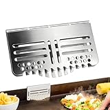 Guaqija Fettgitter Blocker,Verhindert Das Eindringen Von Lebensmittelresten, Rostbeständig | Edelstahl Fettablass,Für Garten Barbecue Camping Ausflüge Park Treffen Picknicks Köche Und Profis