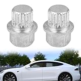 Cerioll Radsicherungsmuttern Auto, 2 PCS Anti Diebstahl Radschloss Radmutter, Radmutter Anti Diebstahl, Cerioll Auto Radschloss Radmutter ABC9/21PT Mit 21 Zähne(Spitze) Für VW Für Audi