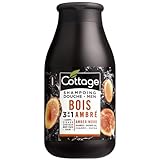 Cottage 3-in-1-Dusch-Shampoo für Herren, Bernsteinholz, 250 ml, hergestellt in Frankreich