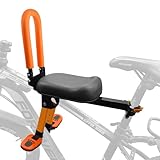 OUSEXI Fahrradkindersitz für Mountainbikes, Familienräder, Citybikes,Klappbarer Fahrradsitz Kinder vorne für Kinder von 2-6 Jahren (SMALL)