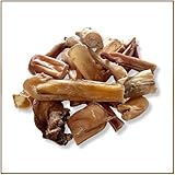 PrideDogs Ochsenziemer für Hunde - Abschnitte 1kg - Zahnpflege Leckerli mit langem Kauspaß