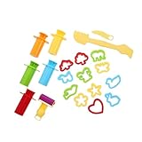 GLSTOY 20 Teiliges Set Aus Knetwerkzeugen Für DIY Knetformen Ausstecher Und Stempel Für Kreative Bastelprojekte Ideal Für Kleinkinder Und Vorschulkinder