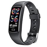 CatShin Smartwatch für Kinder - Fitnessuhr Kinder Mädchen Jungen Jugendlich Armbanduhr Uhren mit Schrittzähler Herzfrequenz Blutdruck Schlafmonitor Sportuhr Wecker Wasserdicht IP67