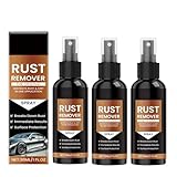 Power Rostentferner-Spray, leistungsstarker Metallreiniger für Rostbehandlungen, Mehrzweck-Anti-Rost-Inhibitor, Entrosting-Spray, Autowartung, Reinigung, Rostlöser, 3 Stücks