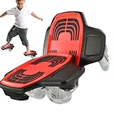 Split-Skateboard, Kinder-Skateboard, Anti-Rutsch-Skatedeck, tragbarer Roller, High Rebound Skate Plates mit PU-Rädern, Board Split Skateboard, zum Rutschen im Freien