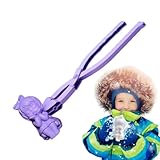 Ynnhik Schneeballform, Schneespielzeug Für Kinder | Outdoor-Winterspielzeug, Vielseitiges Werkzeug Zum Formen Von Schneebällen - Tragbares Schneeball-Clip-Schnee-Clip-Spielzeug, Bringen Sie Freude