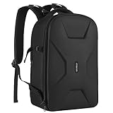 MOSISO Kamera Rucksack, DSLR/SLR/Spiegellose Fotografie Kameratasche wasserdichte Hartschale Schutzhülle mit Stativhalter & Laptopfach kompatibel mit Canon/Nikon/Sony/DJI Mavic Drohne, Schwarz