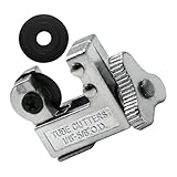 Huxibai Rohrabschneider Werkzeug | für PVC und starre Rohre | Tragbares Klempnerwerkzeug für Metallschneiden, Metallleitungen, Autoreparatur und Industrie