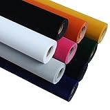 Selbstklebender Filzstoff Stoff Klebrig, Samt Herde Stoff Für Kunst & Handwerk, Schmuckbox Filz Liner, Feste Farb Filztapete(Size:50x150cm,Color:Rosa)
