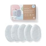 Waschies Babys & Kinder Waschpads – 5er-Set Pastellblau – hergestellt in Deutschland - Eignung bei Windeldermatitis & Neurodermitis - hypoallergene Alternative zu Einweg-Feuchttüchern und Waschlappen