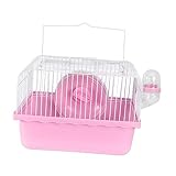 BESPORTBLE 1Stk Chinchillakäfig Meerschweinchen Kleintierspielzeug Haustier Taube Hamster+Käfige Haustierkäfig hamsterbett Hamster Spielzeug hamsterrad Kleintierbedarf Hamsterkäfig Rosa