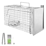 Tierfalle Lebendfalle Marderfalle Tierfalle Katzenfalle Fuchsfalle Biberfalle Kastenfalle Drahtfalle Falle Box zum Umsiedeln Marder Katze Biber Auswahl Petigi, Ausführung:Modell 13 (50 x 20 x 27 cm)