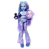 Monster High Abbey Bominable Yeti mit Mammut-Haustier und Accessoires - Spuktastischer Schneeflocken-Look für Kinder ab 4 Jahren, HNF64