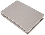 Julius Zöllner 8390349540 Frottee Spanntuch, passend für Laufgittermatratzen 68x90 bis 100x100 cm, Taupe