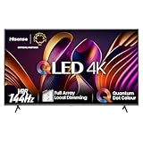 Hisense 55E7NQ Pro 139 cm (55 Zoll) Fernseher, 4K UHD, QLED, Smart TV, Total HDR, Dolby Vision IQ Atmos, 144Hz (VRR), HDMI 2.1, Game Mode PRO, Triple Tuner, Alexa Built-In, Dunkelgrau, [2024]