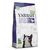 Yarrah Trockenfutter für Katzen, Huhn, Bio, 700 g Yarrah