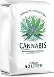 Premium Hanf Anzuchterde GrowMixx TYP 2 120 (3 x 40 Liter) Liter Hanferde Kultursubstrat für den Grasanbau zur Kultivierung von Cannabis Sativa pH-Wert 6, Erde für Starkes Wachstum & Blüten Ertrag