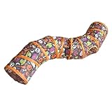 Katzentunnel für Wohnungskatzen,Interaktive Halloween Katzentunnel Verstecke,Kleintier Höhle Spielversteck Für Haustiere | Für Kaninchen Welpen Hamster Hunde