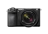 Sony Alpha 6700 Spiegellose APS-C Digitalkamera inkl. 18-135mm Zoom Objektiv, KI-basierter Autofokus, 5-Achsen-Bildstabilisierung, 4k 120p Video, neigbares Touch-Display, Webcam