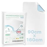 ARNOMED® Inkontinenzunterlage waschbar 1 STK 90x160cm, Inkontinenz Bettunterlage wasserdicht wiederverwendbar, Betteinlage Bettschutz Unterlage, Wickelunterlage Kinder, Unterlage Senioren