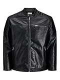 JACK & JONES Male Kunstwildlederjacke Kunstwildlederjacke