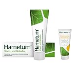 Hametum Wund- und Heilsalbe 1 x 100g + Aktionszugabe zum Probieren med. Hautpflege zur Unterstützung der Wundheilung und Pflege reifer Haut 1 x 20g
