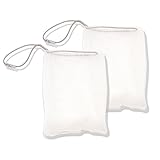 2 x ASAVO Seifensäckchen, handgemacht in D, Nylon (BPA-frei), schnell trocknend, zum Aufschäumen für Seifen, Seifennetz, Seifensparer, Seifenbeutel