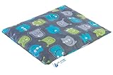 Medi Partners Kirschkernkissen Körnerkissen groß Wärmekissen 500g Rechteck 18x22cm Öko Natur 100% Baumwolle Wärme + Kältetherapie Massagetherapie (Kreaturen)