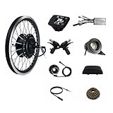 Fahrrad-Umbausatz Elektrofahrrad, Elektrofahrrad 250W 48V Brushless Motor Hinterrad Mehrere Größen