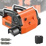 Wandschleifmaschine, 4280 W Betonschaufelmaschine Wandschaber, Tiefe einstellbar von 0–4 mm, Leerlaufgeschwindigkeit 1000–4000 U/min, 90° kein Toter Winkel, Doppelgriff-Design,