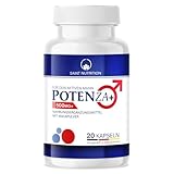 NEU: Potenza+ für den Mann – Extra stark für Männer Sofortwirkung – Neue Formel in Premium-Qualität – Hochdosiert mit Maca, L-Arginin & Zink – Original Kapseln für optimale Unterstützung