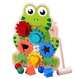 Watreketal Gehirnentwicklung Bildung Lernen Holz Xylophon Spielzeug Für Handmotor Fähigkeiten Baby Pochend Regenbogen Musikausbildungsspielzeug Für Kinder