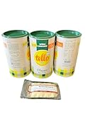 Tello fix Classic klare Brühe 3er-Pack (3x900g = 2,7 kg) rein pflanzlich, vegan, lactosefrei und 50g Wendlers Kräutersalz